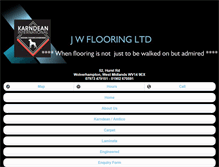 Tablet Screenshot of jwflooringwestmidlands.co.uk